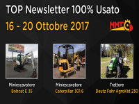 TOP Newsletter 100% Usato - 16 - 20 Ottobre 2017