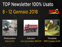 TOP Newsletter 100% Usato - 08 - 12 Gennaio 2018
