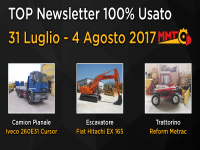 TOP Newsletter 100% Usato - 31 Luglio - 4 Agosto 2017