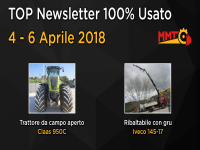 TOP Newsletter 100% Usato - 04 - 06 Aprile 2018