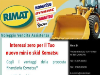 Rimat: Campagna tasso zero Komatsu