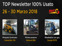 TOP Newsletter 100% Usato - 26 - 30 Marzo 2018