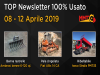 TOP Newsletter 100% Usato - 08 - 12 Aprile 2019