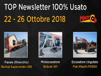 TOP Newsletter 100% Usato - 22 - 26 Ottobre 2018