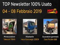TOP Newsletter 100% Usato - 04 - 08 Febbraio 2019