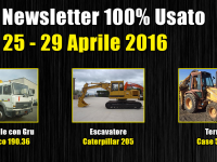 TOP Newsletter 100% Usato - 25 - 29 Aprile 2016