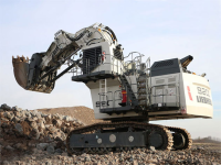 Liebherr: l'escavatore R 9200 scalda i motori per #bauma