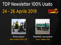 TOP Newsletter 100% Usato - 24 - 26 Aprile 2019