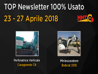TOP Newsletter 100% Usato - 23 - 27 Aprile 2018
