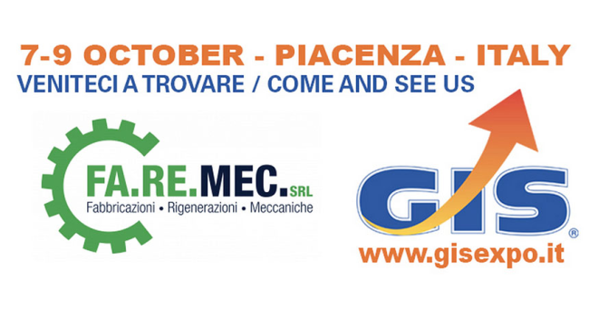 FA.RE.MEC. al GIS di Piacenza dal 7 al 9 Ottobre