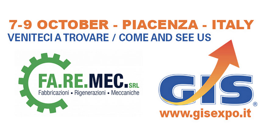 FA.RE.MEC. al GIS di Piacenza dal 7 al 9 Ottobre