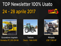 TOP Newsletter 100% Usato - 24 - 28 aprile 2017