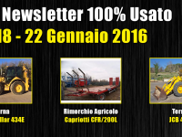 TOP Newsletter 100% Usato - 18 - 22 Gennaio 2016