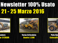 TOP Newsletter 100% Usato - 21 - 25 Marzo 2016