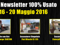 TOP Newsletter 100% Usato - 16- 20 Maggio 2016