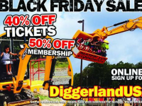 USA: Black Friday al Diggerland con Super Sconti