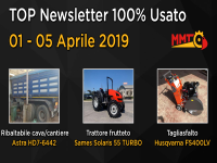 TOP Newsletter 100% Usato - 01 - 05 Aprile 2019