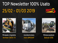 TOP Newsletter 100% Usato - 25 Febbraio - 01 Marzo 2019