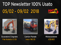 TOP Newsletter 100% Usato - 05 - 09 Febbraio 2018