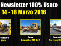 TOP Newsletter 100% Usato - 14 - 18 Marzo 2016