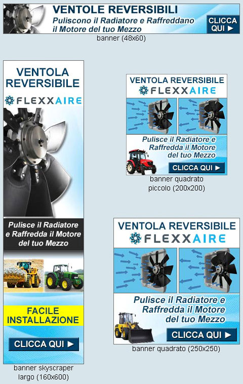 HT-Lab Engineering: Ventole reversibili FLEXXAIRE