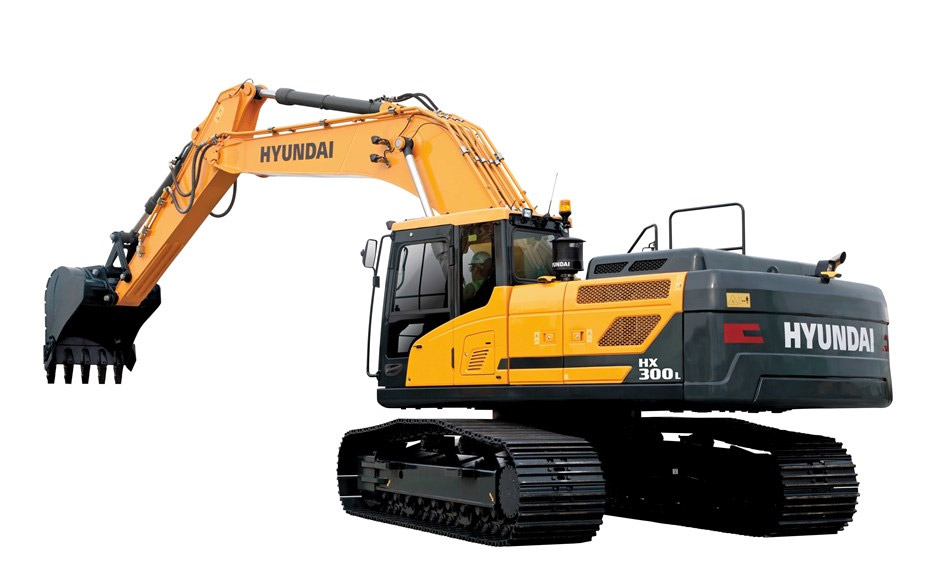 Gli escavatori Hyundai HX260L e HX300L debuttano in UK