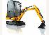 JCB 8016 CTS - vista frontale/laterale